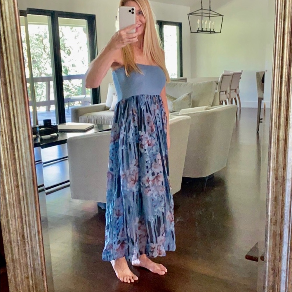 Lola Made In Italy Silk Maxi Skirt/Dress